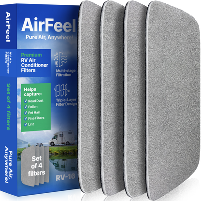 Premium RV AC Filter for Coleman Mach – 6"x16" Triple-Stage Replacement (4-Pack)